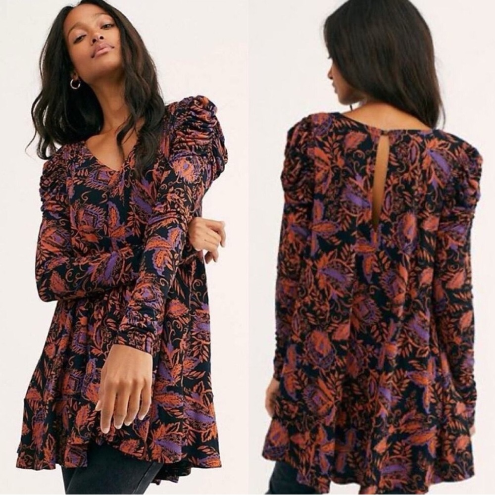Free People hello lover boho Tunic Dress